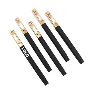 High Quality Hot Selling Luxury <b>Gold</b> Clip Rubber Square Hotel Ball With Custom Logo Ballpoint <b>Pen</b> Promotional <b>Pens</b> - Product Image 6