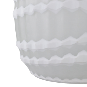 Ornamental Carved Glass Vase For Living Room Bedroom Office Decorative Flower Vase Stylish Display Piece - Product Image 5