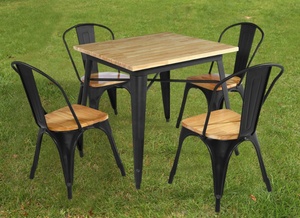 <span class=keywords><strong>Tavoli</strong></span> <span class=keywords><strong>e</strong></span> <span class=keywords><strong>Sedie</strong></span> in Metallo Vintage <span class=keywords><strong>per</strong></span> Esterni, Arredamento Industriale <span class=keywords><strong>per</strong></span> Ristoranti <span class=keywords><strong>e</strong></span> Caffetterie - Product Image 5