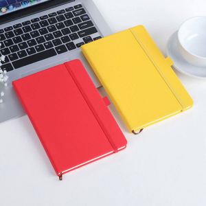 Colorful A5/A6 Hardcover Business Notebook PU Cover Thread Sewing Binding Organizer/Planner Student Diary Strap Office 80 <b>Sheets</b> - Product Image 5