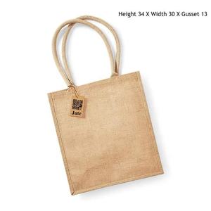 Nouveauté, meilleur design, sac de shopping en jute, fabricant direct d'usine, prix bas, sac de shopping en jute 100% naturel du Bangladesh - Product Image 5