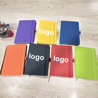 Carnet de notes A5 personnalisé en papier noir fait main avec couverture rigide, logo en relief, 80 feuilles, avec bande élastique, 2025