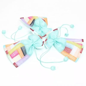 <span class=keywords><strong>Sachet</strong></span> parfumé en <span class=keywords><strong>organza</strong></span> à grille multicolore de haute qualité avec cordon de serrage <span class=keywords><strong>petit</strong></span> sac - Product Image 3