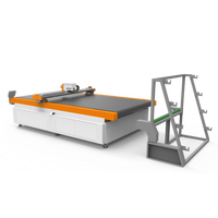 Mesa de Corte Textil CNC DAKE, Máquina de Corte Automática con Cuchilla Circular para Lona, Tela y Tejidos