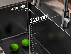Évier de cuisine en acier inoxydable 201 à cuve unique, économique - Product Image 6