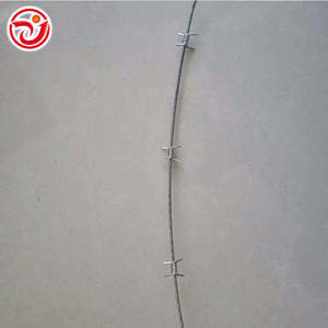 Fil de fer barbelé galvanisé Grass Boundary Prix par tonne - Product Image 5