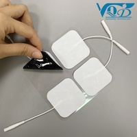 Électrodes pour appareil TENS 2 x 2 pouces, électrodes pour appareil TENS pour stimulateur musculaire EMS, électrothérapie, appareil TENS