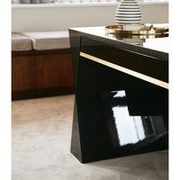 Onebest – meuble en bois laqué, pieds de Table de bureau en métal noir, pour le bureau à domicile