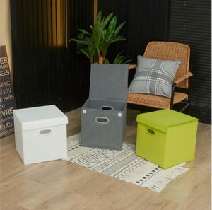 Basics Collapsible Fabric <b>Storage</b> Cubes With Oval Grommets <b>Storage</b> <b>Boxes</b> & <b>Bins</b> <b>Storage</b> <b>Boxes</b> - Product Image 6