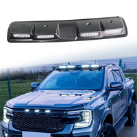 LEADWAY 12V Feux LED universels extérieurs ABS 4x4 pour toit de cabine de voiture tout-terrain, spoiler de coffre, finition mate pour Ford Ranger T9 Single