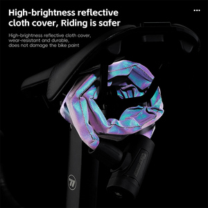 WEST BIKING Antivol coloré à combinaison numérique pour vélo et vélo électrique, chaîne de sécurité réfléchissante haute sécurité pour vélo d'extérieur - Product Image 2