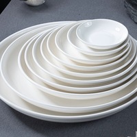 Assiettes en porcelaine pour servir le dîner, la salade, compatibles micro-ondes et lave-vaisselle, bols à pâtes, assiette creuse haute