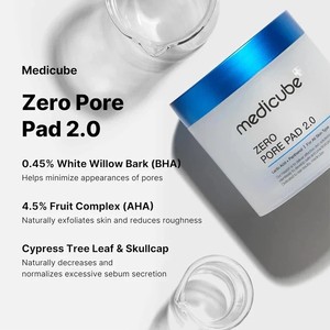 Medicube Zero Pore Pads 2.0 Contienen Ácido Láctico y Pantenol, Discos Tónicos Hidratantes y Calmantes, Aptos <span class=keywords><strong>para</strong></span> Todo Tipo de Piel - Product Image 3
