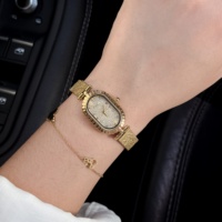 Jam Tangan Wanita Scottie 9720b French Textured Oval Stainless Steel, Pilihan Terbaik untuk Gaya Kasual dan Kencan