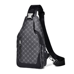 Vente en gros directe d'usine, sac multifonction pour homme, sac messager en cuir pour homme, sacs de poitrine pour homme, sacs de créateur - Product Image 2