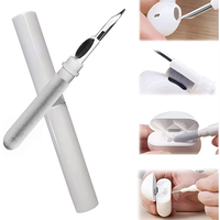 Stylo de nettoyage portable en gros d'usine, ensemble efficace de bouchons d'oreille et de brosse pour le nettoyage des écouteurs