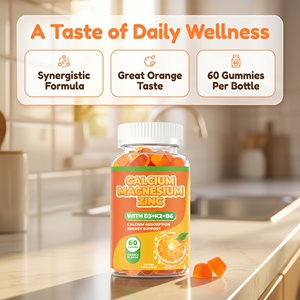 Complément Alimentaire OEM ODM <span class=keywords><strong>Vitamine</strong></span> D3 K2 <span class=keywords><strong>Vitamine</strong></span> <span class=keywords><strong>B6</strong></span> Gummies Calcium Magnésium Zinc pour la Santé Osseuse, Nerveuse <span class=keywords><strong>et</strong></span> Immunitaire des Adultes - Product Image 3