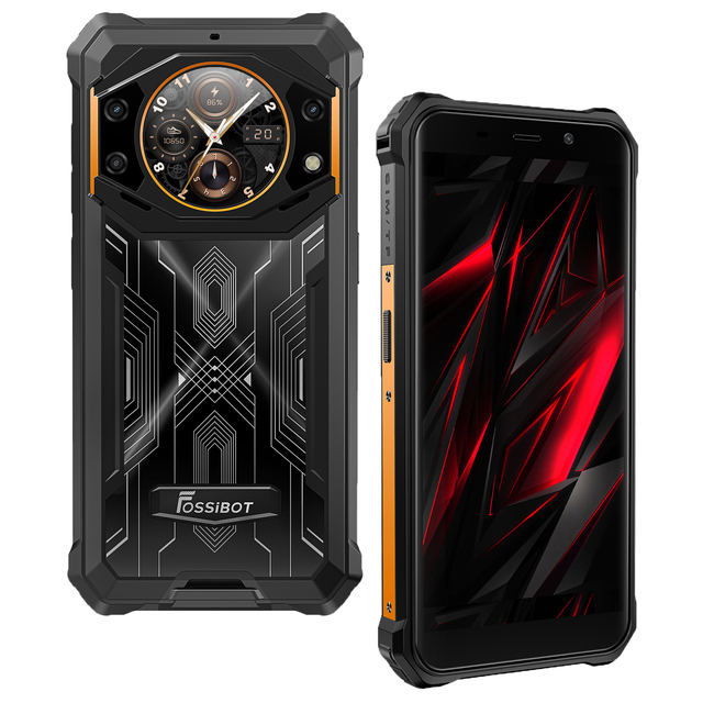 Fossibot Smartphone F101 Pro 10600mAh Battery Octa-core Processor for Performance & Reliability 24MP AI Camera for Explorers