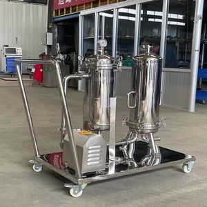 Nhà Cung Cấp Trung Quốc Thép Không Gỉ 304 Movable Bag Lọc Nhà Ở Với Bơm Cho Rượu Vang/Bia Lọc - Product Image 2