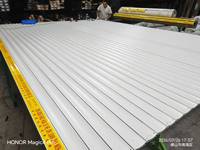 Porte de garage à enroulement en aluminium anti-effraction, moderne, résistante au vent, de bonne qualité, silencieuse, automatique et manuelle