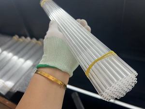 ท่อเส้นเลือดฝอยแก้วควอตซ์ความบริสุทธิ์สูงเส้นผ่านศูนย์กลางท่อ 0.5 มม. - 20 มม - Product Image 2