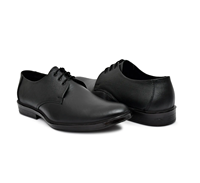Chaussures Homme Noires en Cuir Véritable à Enfiler Légères Style Décontracté et Habillé Coupe Classique Confortables pour le Travail Quotidien Séchage Rapide