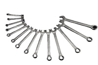 Jeu de clés mixtes en acier forgé robuste pour réparation automobile et usage domestique, personnalisable OEM