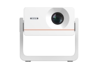 Projecteur intelligent Android Wifi BT Music Speak Beamer Full HD natif avec mise au point automatique, boîte TV, jeux vidéo, Proyector