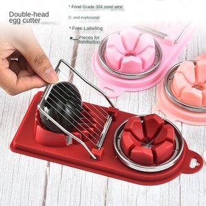 Cortador de Huevos Manual Multifuncional de Acero Inoxidable, Apto para Lavavajillas y Horno, Herramienta de Corte de Huevos Doméstica Sostenible CaiDa - Product Image 1