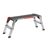 Tabouret à 2 marches EN 131 Plate-forme de travail en aluminium Banc de lavage de voiture pliable
