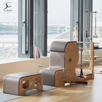 Baril d'équilibre professionnel en bois d'érable écologique avec glissière, pour Pilates, offrant des bienfaits pour la santé, idéal pour les studios de fitness