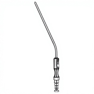 Tubo de Succión Frazier de 19 cm (7-1/2 Pulgadas) de Diámetro, Cánula de Succión Quirúrgica de 4 mm, Instrumento para Neurocirugía, Otorrinolaringología y Cirugía General - Product Image 1