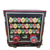 24 voies 16A étanche prise industrielle armoire de distribution d'énergie éclairage de scène audio LED grand écran alimentation distro flight case cabinet