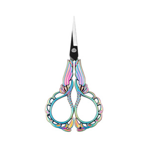 Ciseaux à broder à pointe fine en acier inoxydable, coupe-fils vintage pour point de croix, pour travaux manuels et usage domestique - Product Image 5