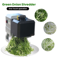 Mandoline électrique CXCO, trancheuse à oignon vert, hachoir à céleri, machine à trancher les oignons verts, trancheuse à piment, moteur en acier inoxydable