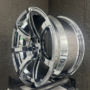 Jantes Roc Custom Chrome T7r 17 18 19 pouces concaves forgées 5x114.3 pour Subaru WRX STI <span class=keywords><strong>Nissan</strong></span> Silvia <span class=keywords><strong>Nissan</strong></span> 370Z - Product Image 3