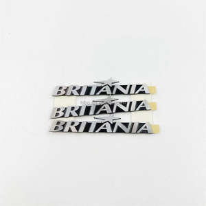 ओएम उभरा धातु लोगो बैज के लिए एल्यूमीनियम लेबल धातु नाम प्लेट का निर्माण टीवी ऑडियो उपकरण ब्रांड पहचान धातु टैग के लिए - Product Image 4