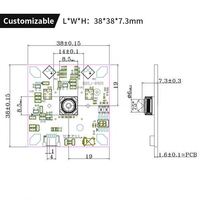 Módulo de Cámara CMOS Mini de 13MP, Sensor Sony IMX258, 30fps, 4k, 2k, USB, HDR, MJPEG, YUV, Full HD