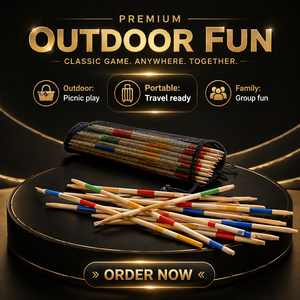 Jeu de bâtonnets géants en bois pour l'extérieur, jeu de <span class=keywords><strong>Mikado</strong></span> pour les rassemblements familiaux - Product Image 6