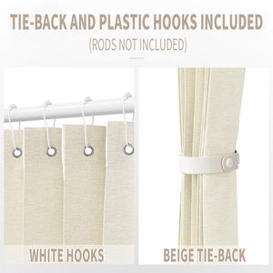 Rideaux de Douche Magnétiques de Luxe Personnalisés pour Salle de Bain, en Tissu Polyester Imperméable, Pliables - Product Image 4