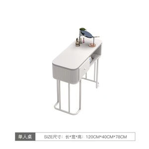 Muebles para Salón de Belleza LE, Juego de Mesa y Silla para Manicura Estilo Crema, Mesa de Manicura Multifuncional y Económica - Product Image 5