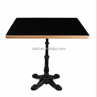 Foshan Table à manger haute classique en fonte quatre orteils mélamine bois massif véritable pierre artificielle haut en céramique moderne extérieur