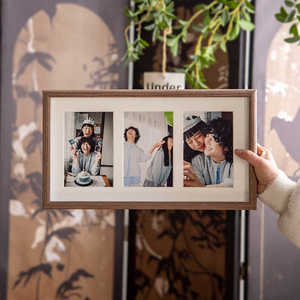 ชุดกรอบรูปเปล่าแบบ DIY ขนาด 6 นิ้ว รูปทรงสี่เหลี่ยมผืนผ้า สำหรับใส่รูปภาพ 3 หรือ 4 รูป สำหรับวางบนโต๊ะ - Product Image 2