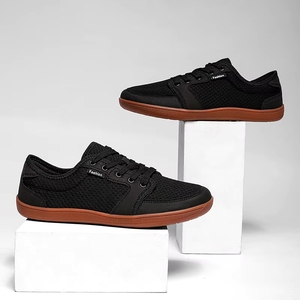 Chaussures décontractées pour hommes à largeur étendue, nouvelle maille respirante légère, souples, à lacets, pour le printemps, l'automne et l'hiver - Product Image 5