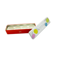 Boîte de rangement carrée en fer blanc de qualité alimentaire avec couvercle transparent pour snacks, sucre, aliments pour animaux et bonbons - Vente en gros