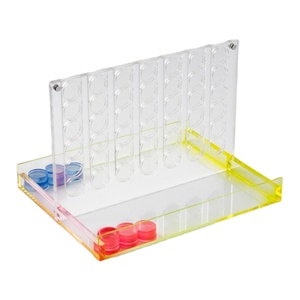 Juego de Mesa de Lujo de Acrílico 4 en Raya Gigante, Juego de Conexión Familiar Divertido, Juguete de Estrategia de Cristal <span class=keywords><strong>para</strong></span> Interiores - Product Image 2