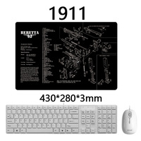 Tapis de souris de jeu rectangulaire en caoutchouc chauffant créatif de 3 mm d'épaisseur, antidérapant, taille personnalisée pour le bureau et l'e-sport, en stock