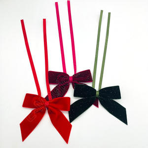 E-Magic Premium Ruban de velours pré-teid brillant avec ceinture pour la décoration du sapin de Noël Ornements de Noël - Product Image 4