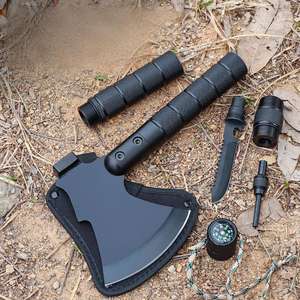 Strumento tattico pieghevole in lega di alluminio con ascia leggera per avventure di Backpacking in campeggio all'aperto - Product Image 4