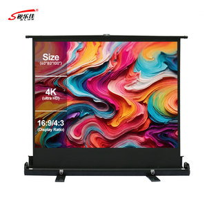 Slj OEM Kích thước sàn di động thường vụ chiếu cho 3D rạp hát tại nhà máy chiếu 80 inch Màn hình máy chiếu - Product Image 1